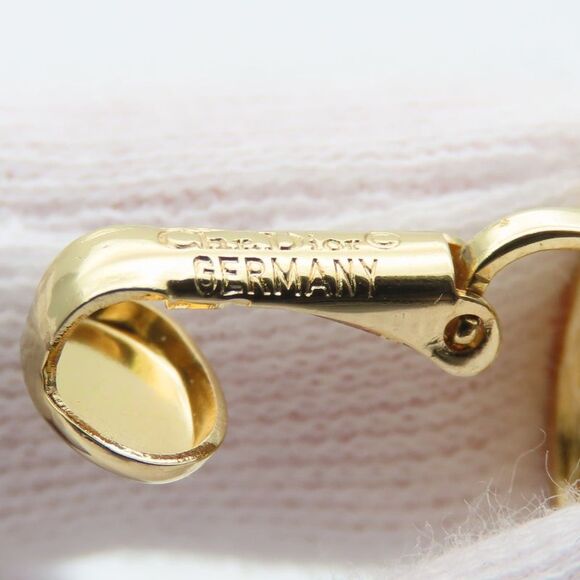 Christian Dior CD Logo Earrings